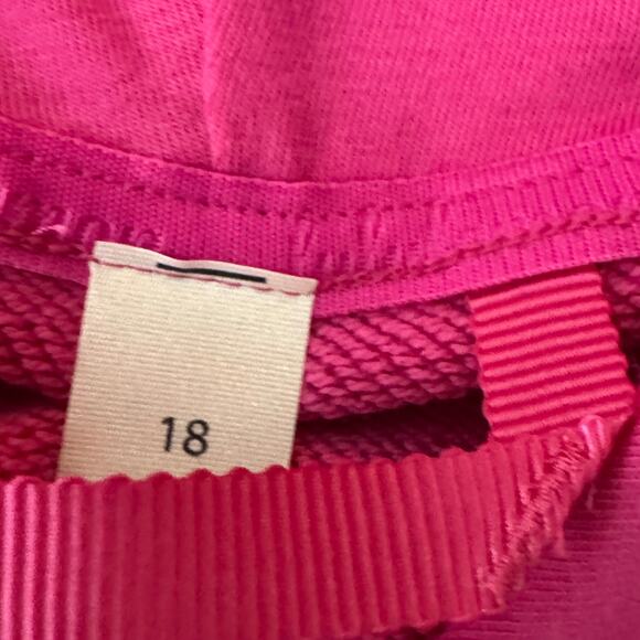 Lululemon All Yours Cropped Terry Hoodie Sonic Pink Plus Size 18 NWT - Picture 14 of 15